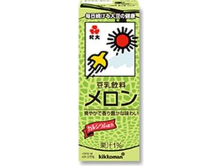 キッコーマン ソイＦ 豆乳飲料メロン ２００ｍｌ ×18 【全国送料無料】(一部地域別途)の画像