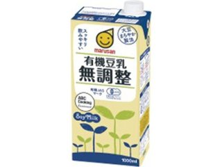 マルサン 有機豆乳無調整 １Ｌ ×6 【全国送料無料】(一部地域別途)の画像