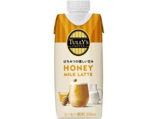 タリーズ ハニーミルクラテ紙ＤＣ３３０ｍｌ  ×12 【全国送料無料】(一部地域別途)の画像