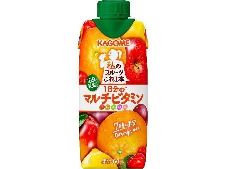 カゴメ 私のフルーツこれ一本マルチビタミン３３０ｍｌ   ×12 【全国送料無料】(一部地域別途)画像