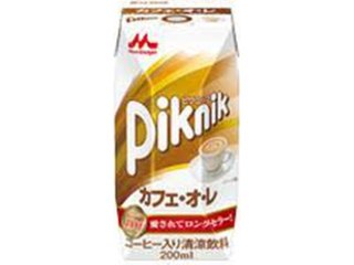 森乳 ピクニック カフェオレプリズマ２００ｍｌ ×24 【全国送料無料】(一部地域別途)の画像