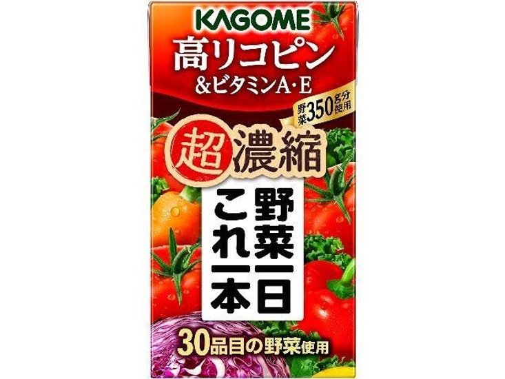 カゴメ 野菜一日これ一本超濃縮高リコピン１２５ｍｌ ×24 【全国送料無料】(一部地域別途)画像