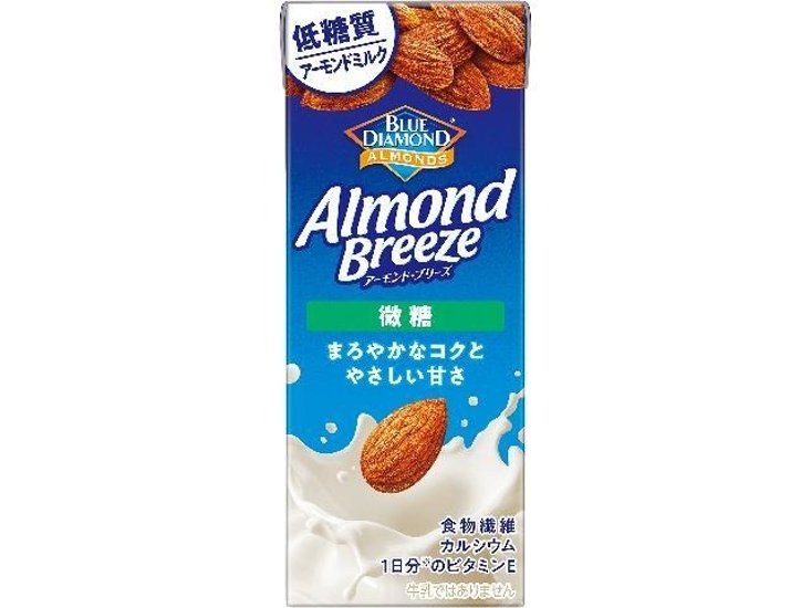 カゴメ アーモンド・ブリーズ微糖紙２００ｍｌ ×24 【全国送料無料】(一部地域別途)画像
