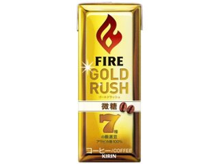 ファイア ゴールドラッシュ 微糖紙２００ｍｌ ×24 【全国送料無料】(一部地域別途)の画像