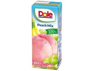 Ｄｏｌｅ ピーチミックス１００％２００ｍｌ ×18 【全国送料無料】(一部地域別途)の画像