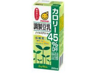 マルサン 調整豆乳カロリー４５％オフ ２００ｍｌ ×24 【全国送料無料】(一部地域別途)の画像