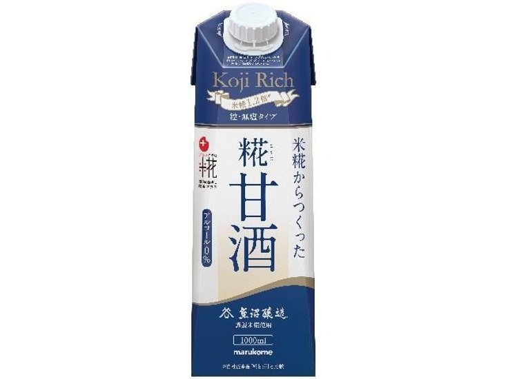 マルコメ プラス糀 糀甘酒ＬＬ糀リッチ粒１Ｌ ×6 【全国送料無料】(一部地域別途)画像