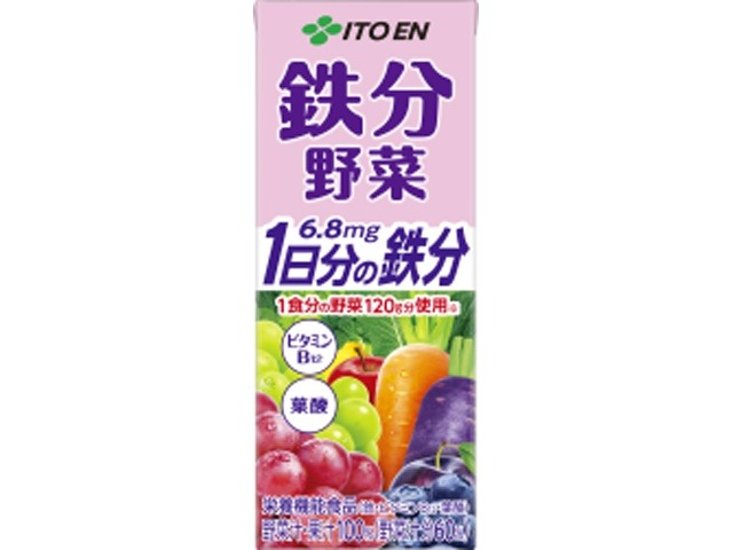 伊藤園 鉄分野菜 紙２００ｍｌ ×24 【全国送料無料】(一部地域別途)画像