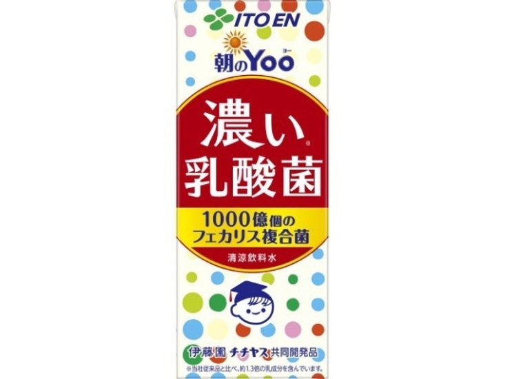 伊藤園 朝のＹｏｏ 濃い乳酸菌紙２００ｍｌ ×24 【全国送料無料】(一部地域別途)画像