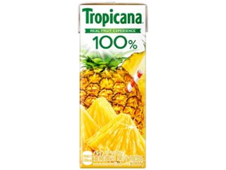 トロピカーナ パインアップル 紙２５０ｍｌ  ×24 【全国送料無料】(一部地域別途)の画像