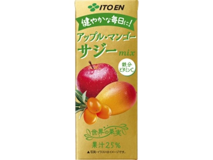 伊藤園 アップル・マンゴー サジー紙２００ｍｌ ×24 【全国送料無料】(一部地域別途)画像