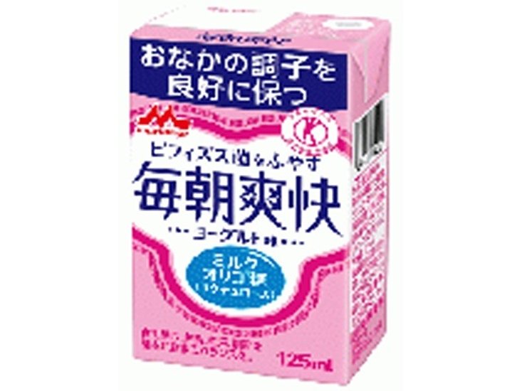 森乳 毎朝爽快ライトピーチレモネード味 １２５ｍｌ ×24 【全国送料無料】(一部地域別途)画像