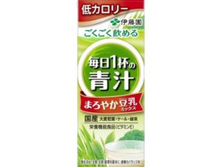 伊藤園 毎日１杯の青汁豆乳ミックス 紙２００ｍｌ ×24 【全国送料無料】(一部地域別途)の画像