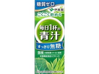 伊藤園 毎日１杯の青汁無糖 紙２００ｍｌ  ×24 【全国送料無料】(一部地域別途)の画像