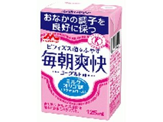 森乳 毎朝爽快 紙１２５ｍｌ ×24 【全国送料無料】(一部地域別途)の画像