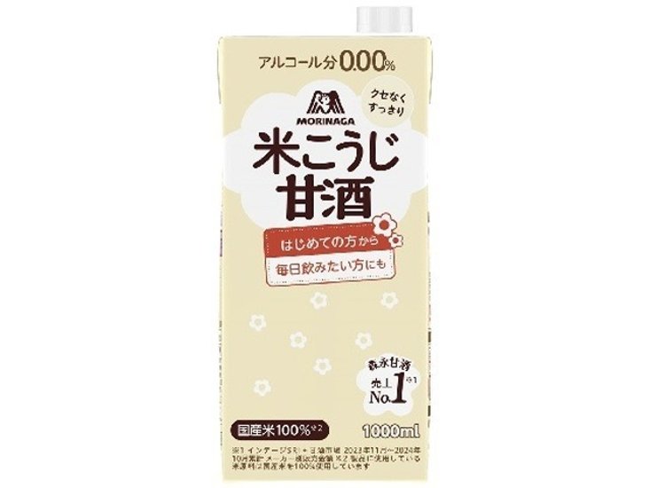 森永 やさしい米麹甘酒 １０００ｍｌ   ×6 【全国送料無料】(一部地域別途)画像