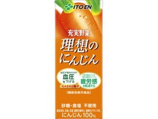 伊藤園 紙充実野菜理想のにんじん２００ｍｌ ×24 【全国送料無料】(一部地域別途)の画像