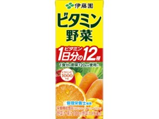 伊藤園 ビタミン野菜 紙２００ｍｌ  ×12 【全国送料無料】(一部地域別途)の画像