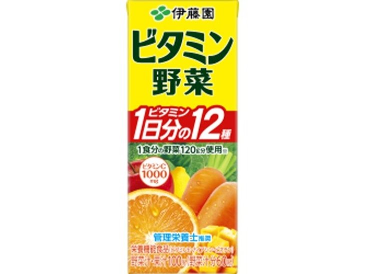 伊藤園 ビタミン野菜 紙２００ｍｌ  ×12 【全国送料無料】(一部地域別途)画像