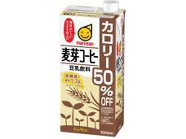 マルサン 豆乳麦芽コーヒーカロリー５０％オフ１Ｌ ×6 【全国送料無料】(一部地域別途)画像