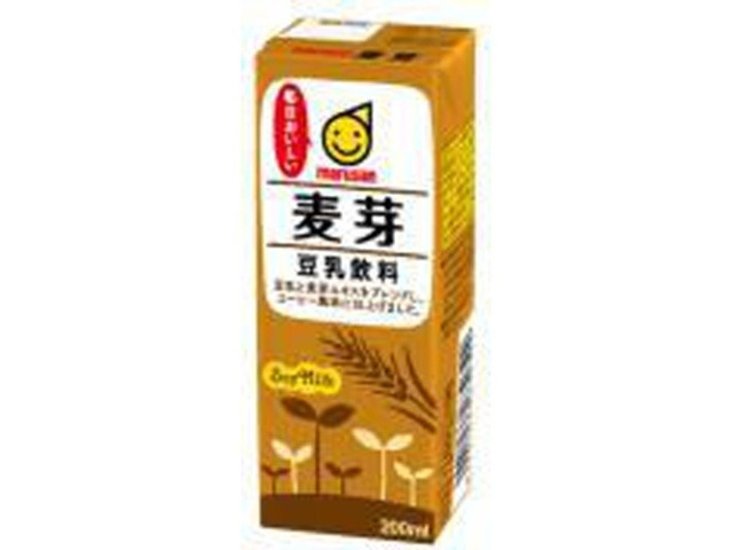 マルサン 豆乳飲料 麦芽２００ｍｌ ×24 【全国送料無料】(一部地域別途)画像
