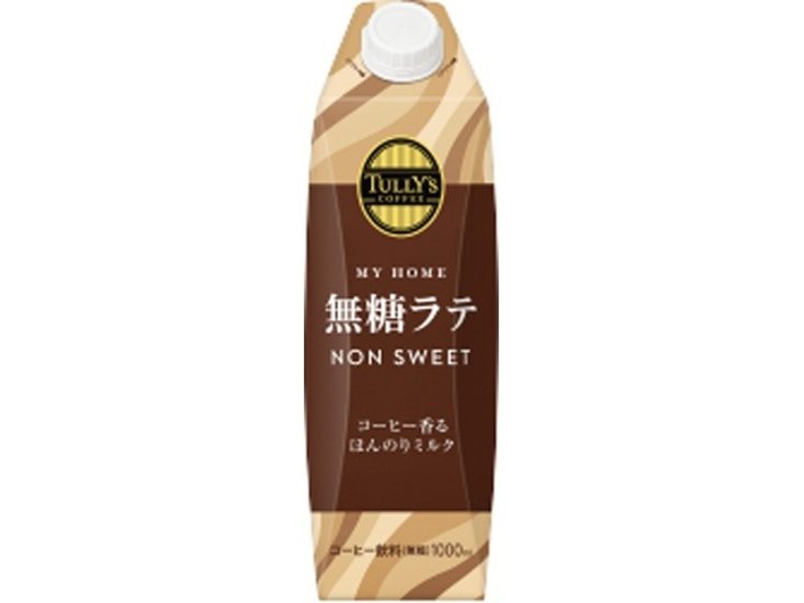 タリーズ マイホーム無糖ラテ屋根型キャップ付き１Ｌ  ×6 【全国送料無料】(一部地域別途)画像