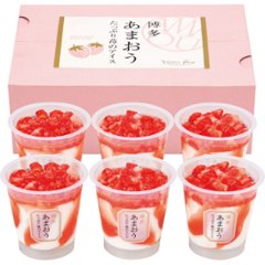 2026年お中元特別企画 博多あまおう　たっぷり苺のアイス（６個） 【全国送料無料】の画像