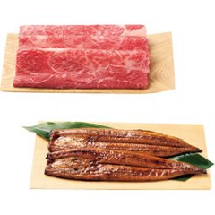 2026年お中元特別企画 神戸ビーフ（モモすき焼き肉）＆鹿児島県産うなぎ蒲焼 【全国送料無料】の画像