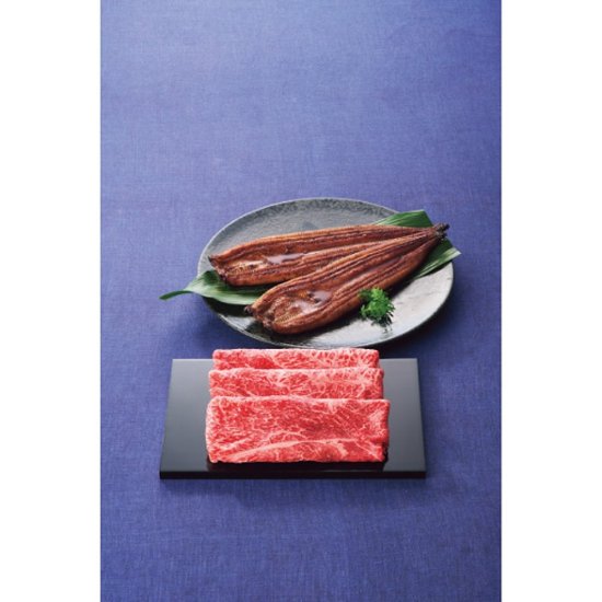 2026年お中元特別企画 神戸ビーフ（モモすき焼き肉）＆鹿児島県産うなぎ蒲焼 【全国送料無料】画像