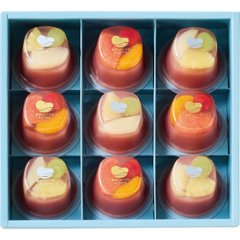 2026年お中元特別企画 贅沢フルーツの水ようかん（９個）  ＦＹＡ−３０ 【全国送料無料】の画像