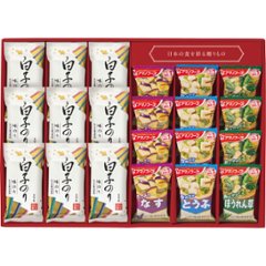 2026年お中元特別企画 アマノフーズフリーズドライ味噌汁×白子のりギフト  ＡＭＳ−３５Ａ 【全国送料無料】の画像