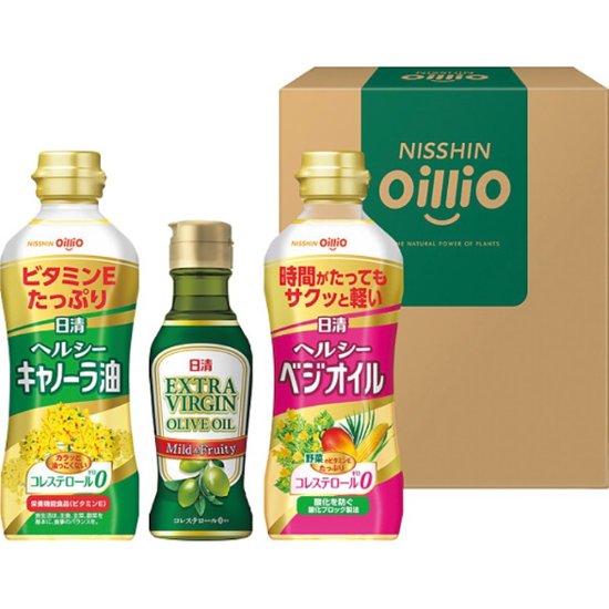 2026年お中元特別企画 日清　ヘルシーオイル＆ＥＸＶオリーブオイルギフト  ＴＯＶー１５ 【全国送料無料】画像