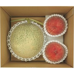 2026年お中元特別企画 赤果肉メロン＆桃 【全国送料無料】の画像