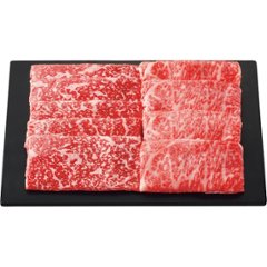 2026年お歳暮特別企画 銀座吉澤　Ａ５等級松阪牛　ロース・モモ　すき焼き用（計５００ｇ） 【全国送料無料】(沖縄・離島は別途)の画像