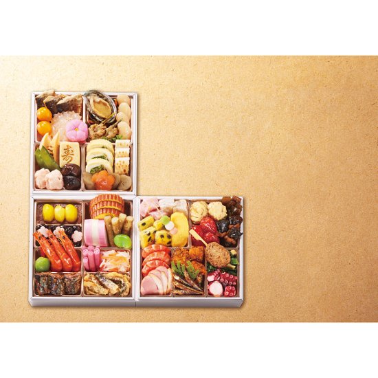 2027年おせち特別企画 祇園又吉　京風おせち　彩花　三段重 【全国送料無料】(沖縄・離島は別途)画像
