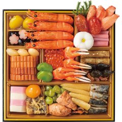 2027年おせち特別企画 百品目和洋中おせち【百福】四段重 【全国送料無料】(沖縄・離島は別途)の画像