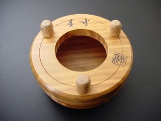 木鉦（もくしょう） 桜製 丸木鉦 4寸画像