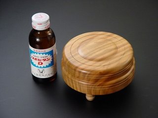 木鉦（もくしょう） 桜製 丸木鉦 4寸画像