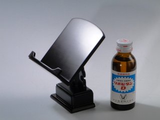 黒檀（調）見台 三．五寸 前部に過去帳押さえ付き 画像