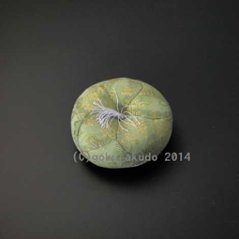 （夏用）紗丸布団　3号（薄い緑色） の画像