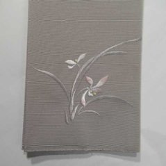 つづれ織金封入（ふくさ）　蘭　グレー（H）画像