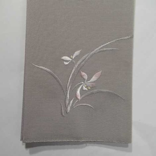 つづれ織金封入（ふくさ）　蘭　グレー（H）画像