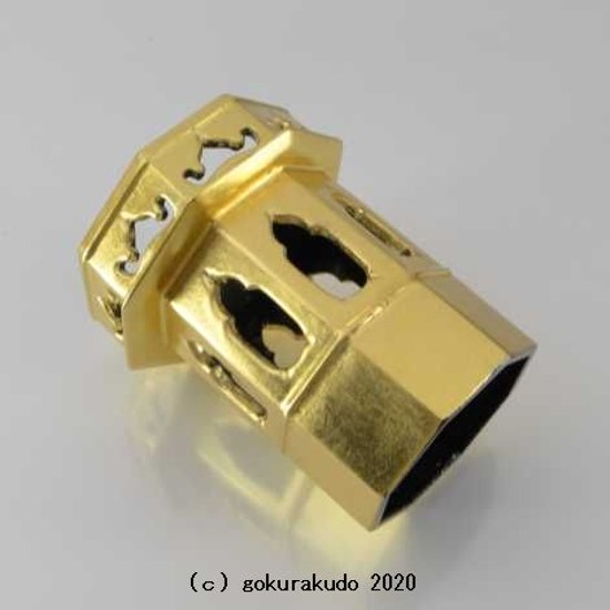 木製供華(けそく・くげ) 総金8角 2.5寸画像