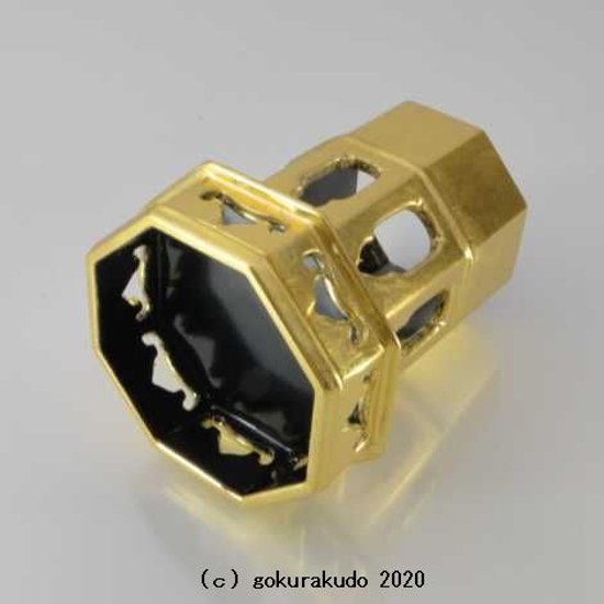 木製供華(けそく・くげ) 総金8角 2.5寸画像