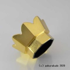木製供華(けそく・くげ) 総金8角 2.5寸画像