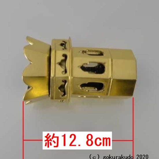 木製供華(けそく・くげ) 総金8角 2.5寸画像