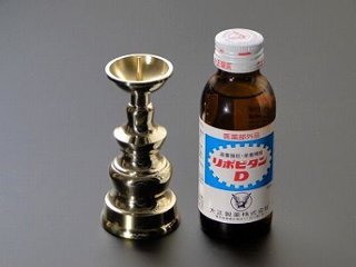 ダルマローソク立て　（3.0寸）　磨き画像