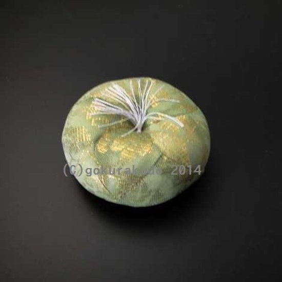 （夏用）紗丸布団　２号（薄い緑色） 画像