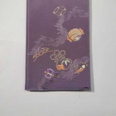 つづれ織金封入（ふくさ）　寶尽し　ラベンダー色（H）画像