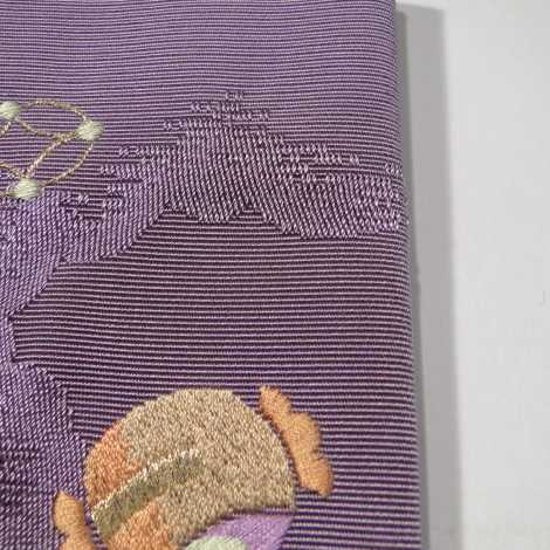 つづれ織金封入（ふくさ）　寶尽し　ラベンダー色（H）画像
